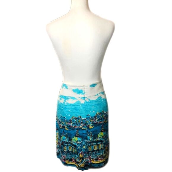 Talbots Venice Vacation Pencil Skirt, Vibrant Colors, Classic, Classy, 10 - Picture 5 of 10